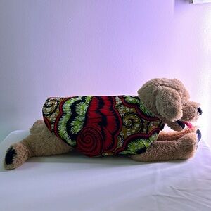 Adorable multi-color apparel for a medium Dog.